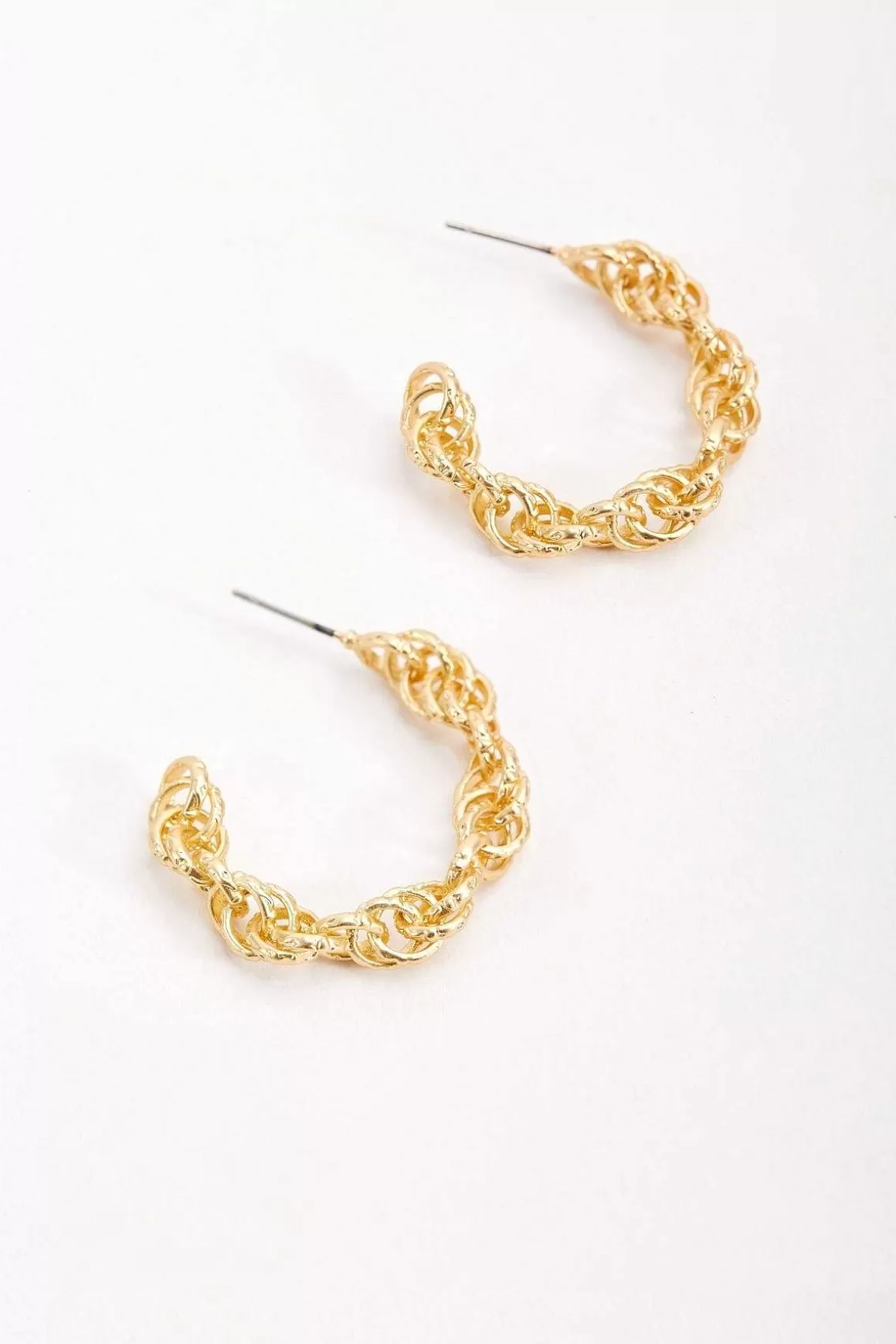 Soul Jewellery Open Hoop Chain Earrings Sale