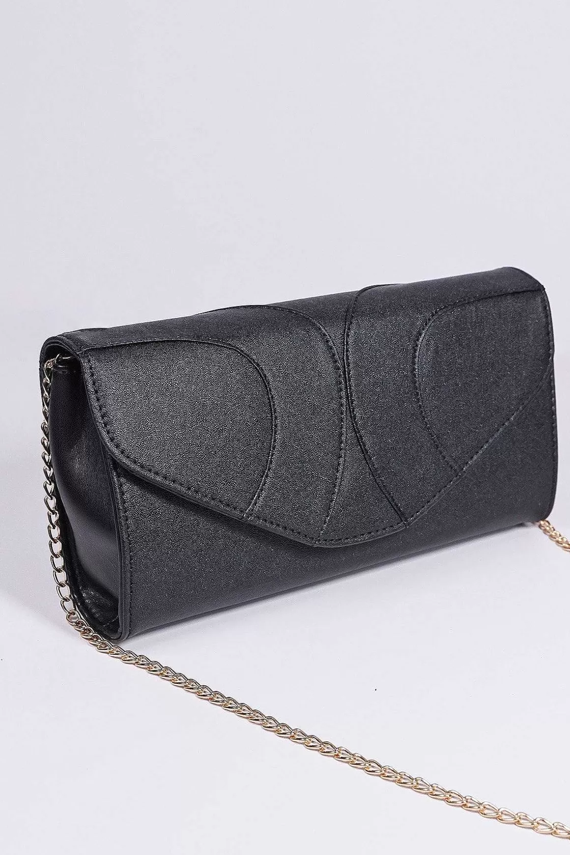 SOUL Accessories Panel Detail Clutch In Black New