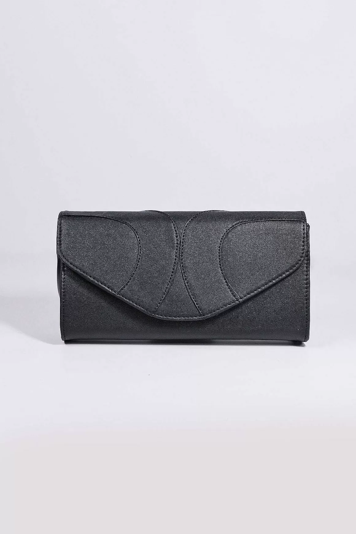 SOUL Accessories Panel Detail Clutch In Black New