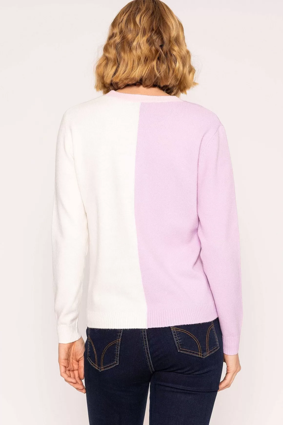 Kelly & Grace Weekend Panel Knit In Lilac Discount