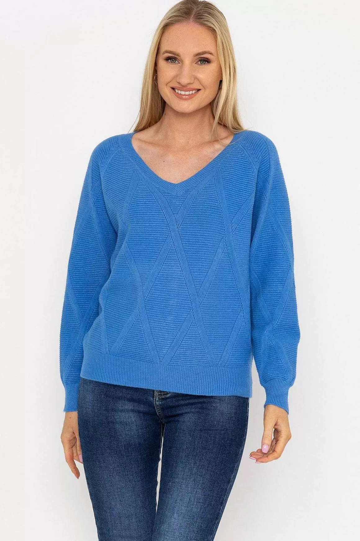 J'aime la Vie Pearl Back Knit In Blue Flash Sale