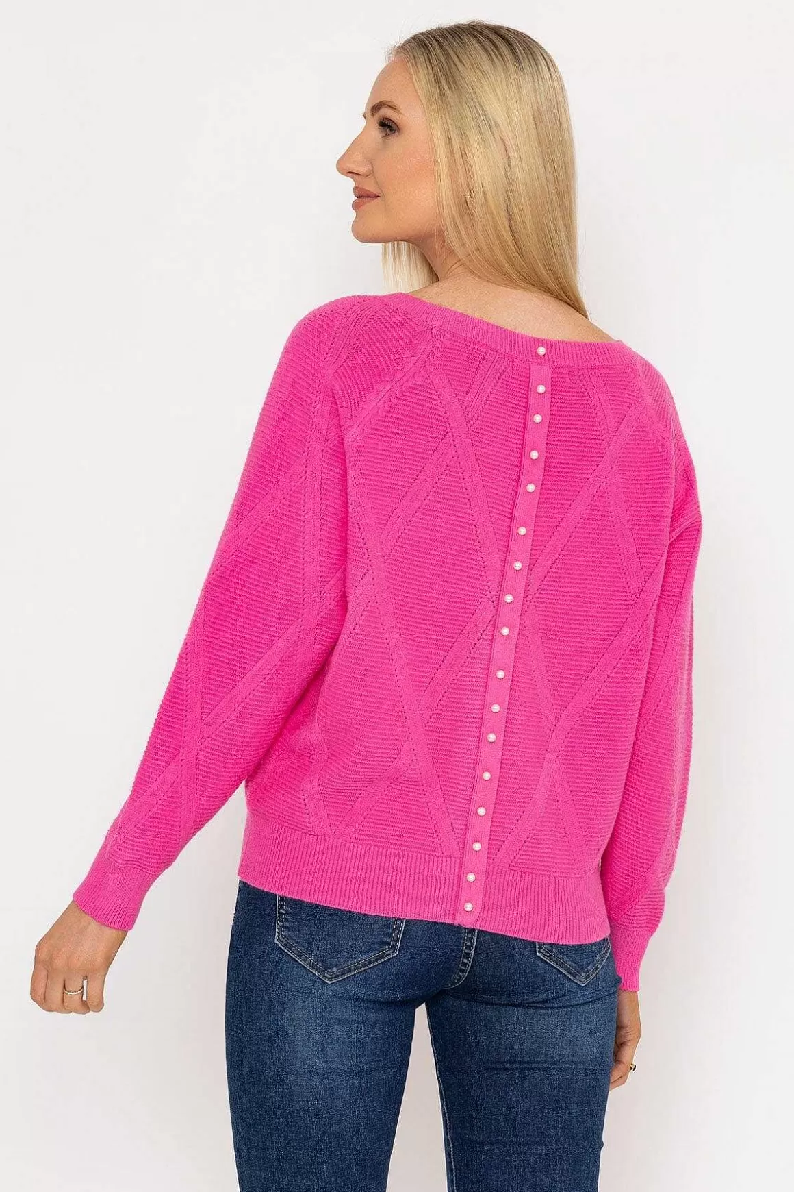 J'aime la Vie Pearl Back Knit In Pink Online