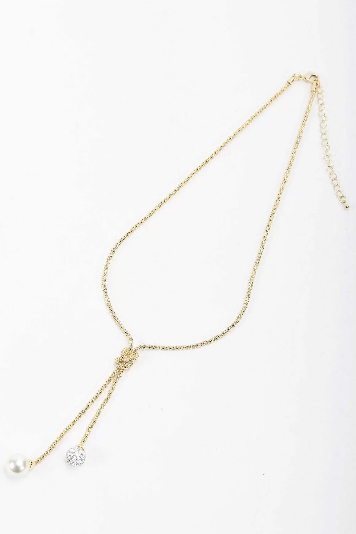 Joularie Pearl Lariat Necklace Fashion