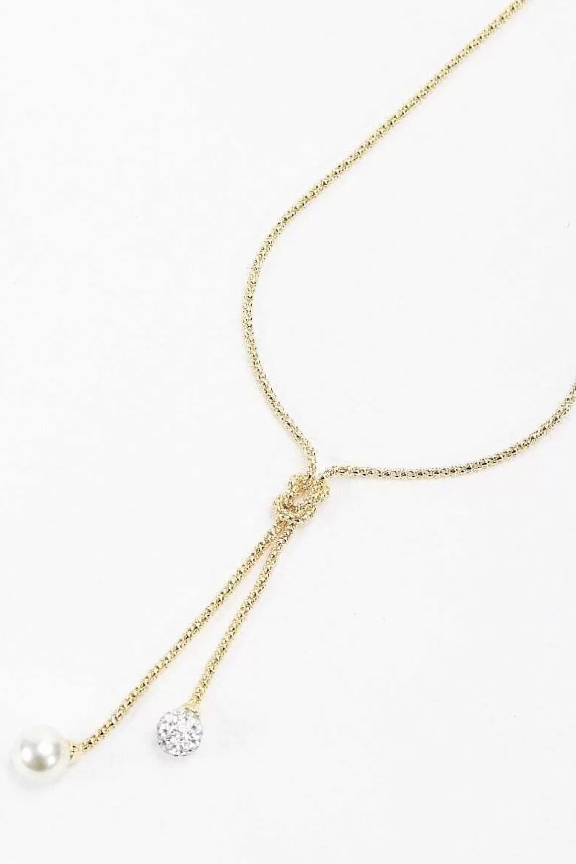 Joularie Pearl Lariat Necklace Fashion