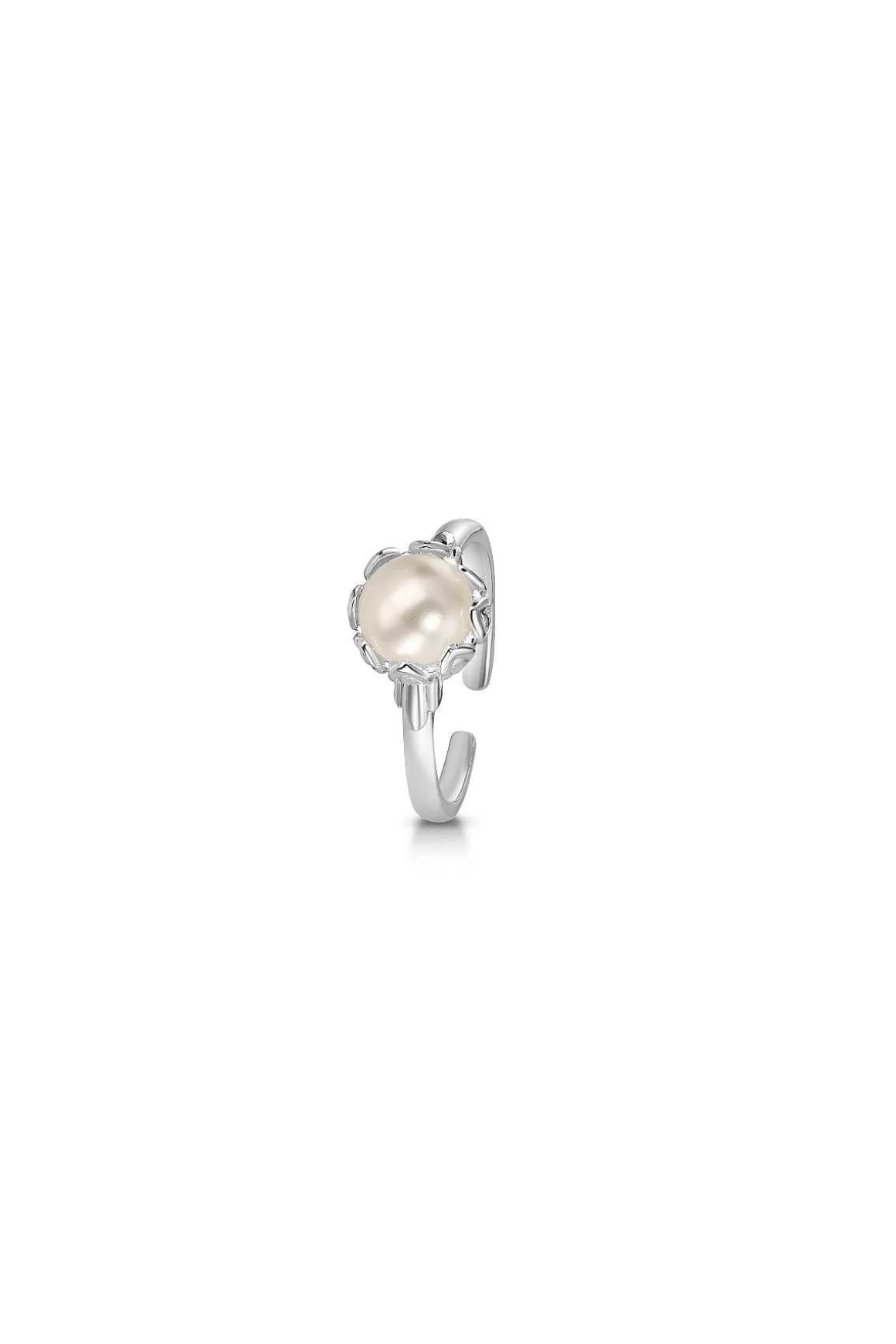 Newbridge Silverware Jewellery Pearl Leaf Ring Shop