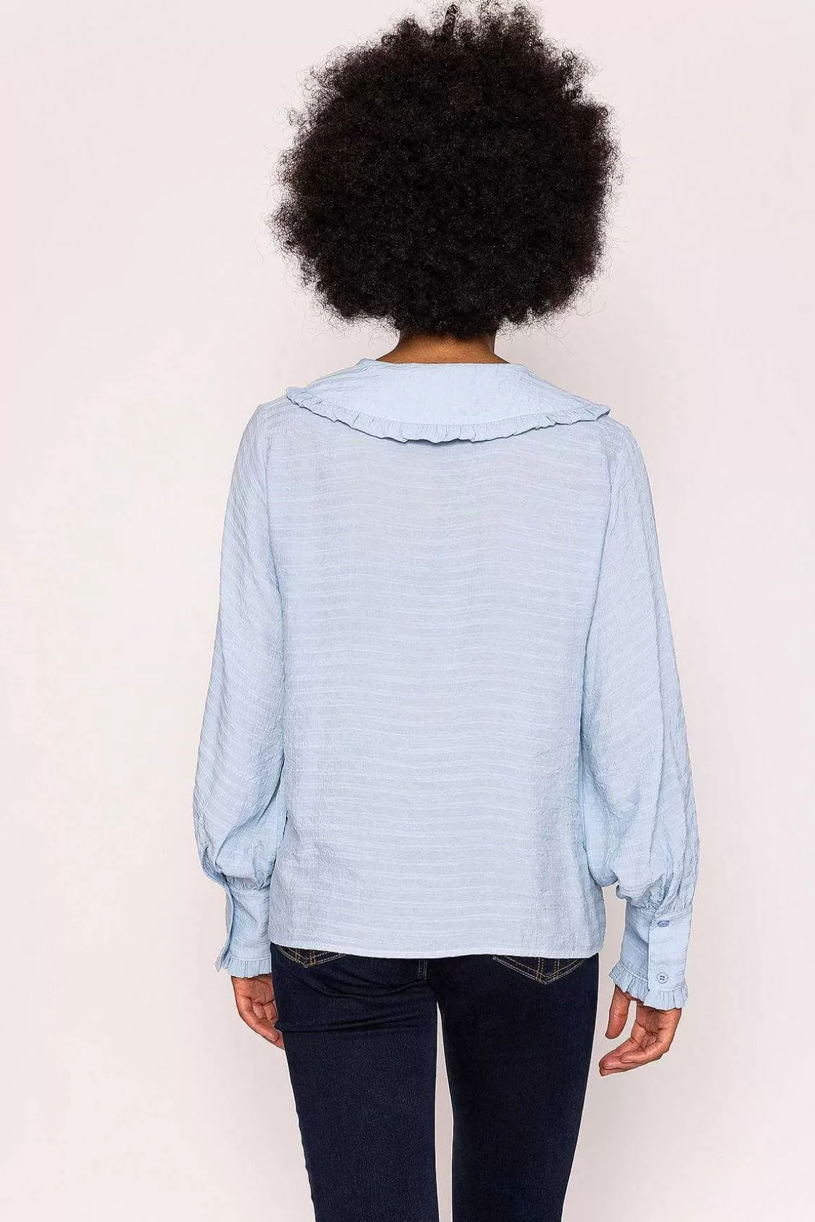 Rowen Avenue Peter Pan Blouse In Light Blue Best Sale