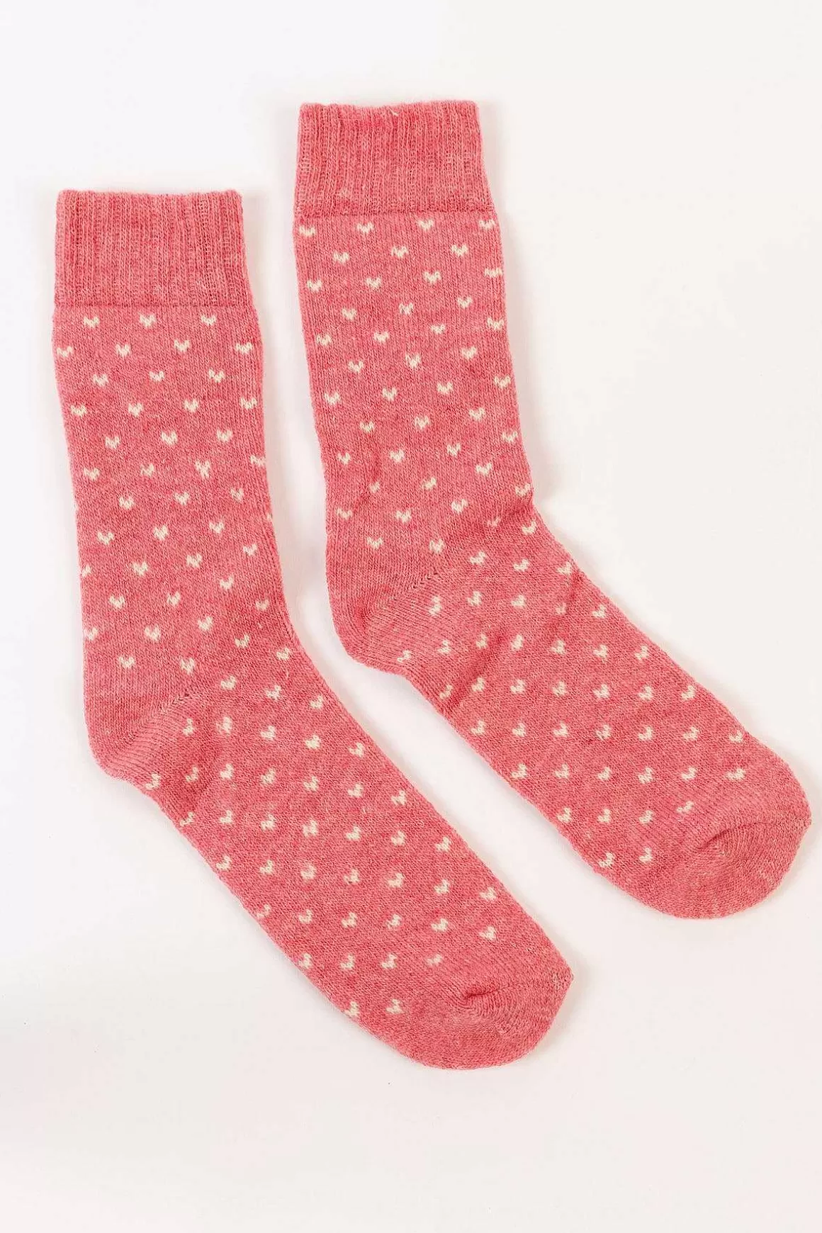 Cherish Accessories Pink Fairisle Cosy Socks In Box Shop