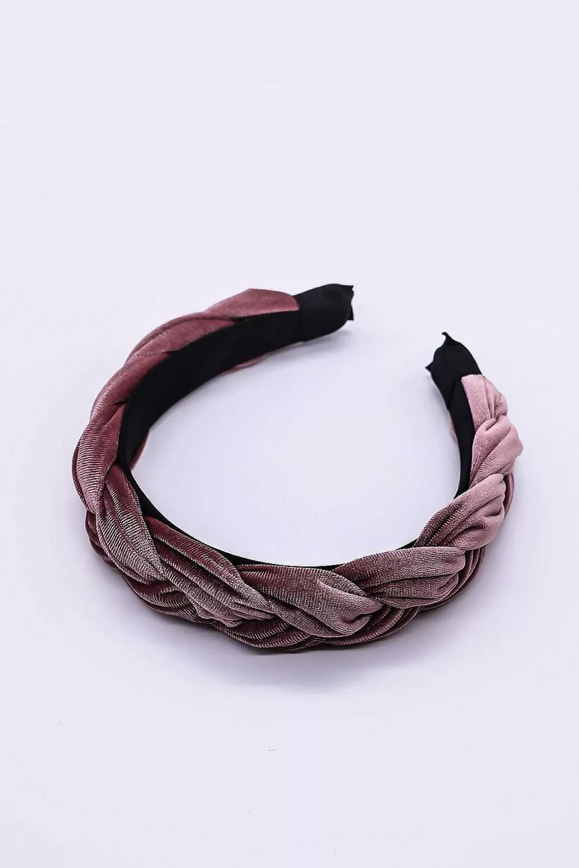 SOUL Accessories Pink Velvet Plaited Hairband Best