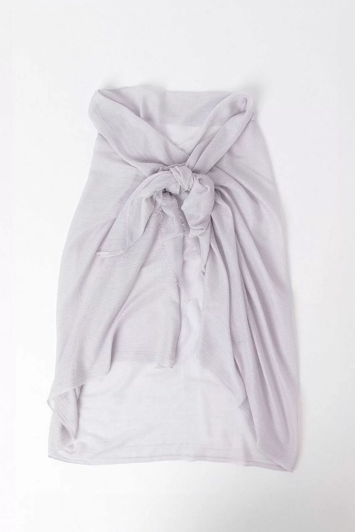 Pala D'oro Accessories Plain Scarf In Silver Discount