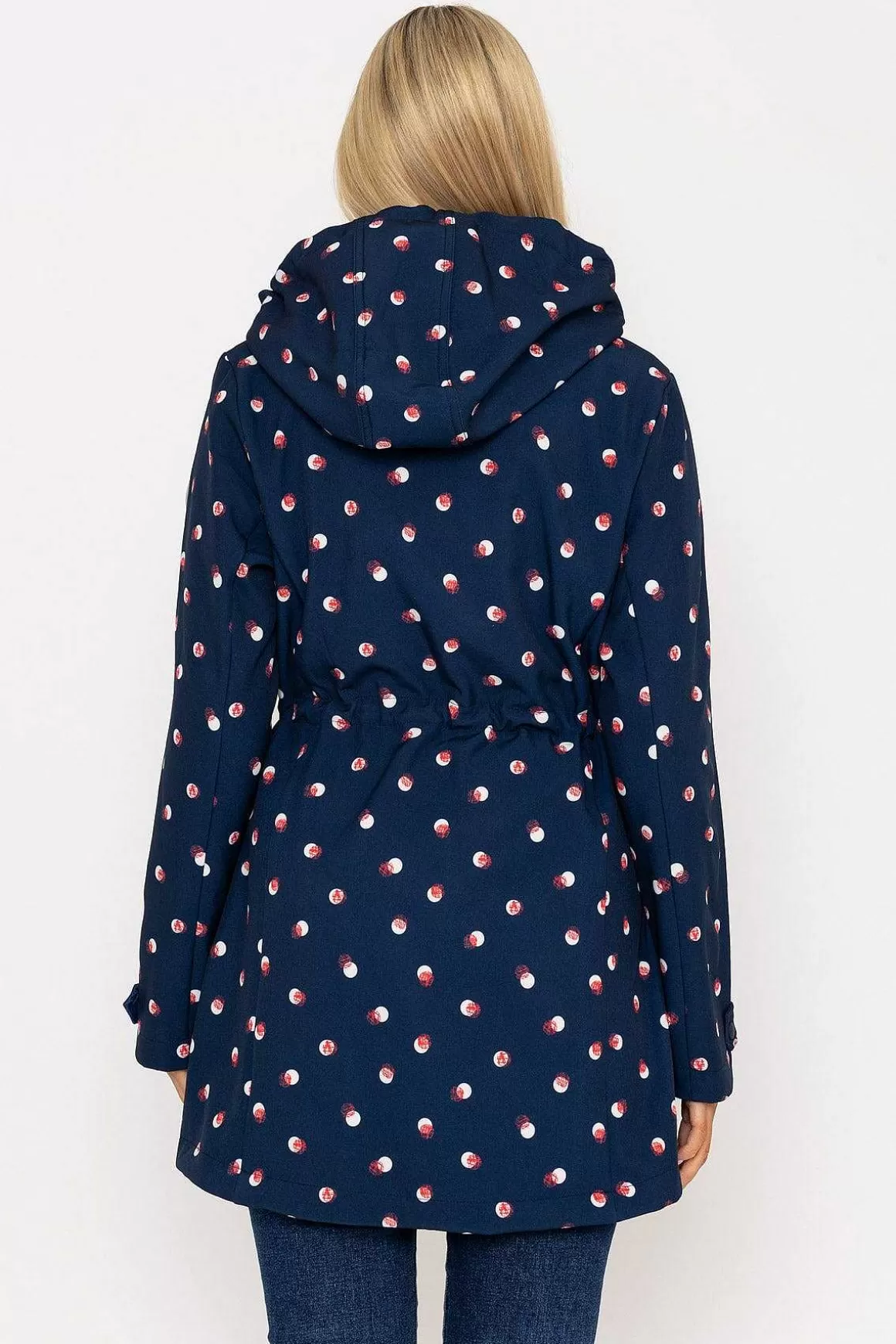 West Quay Polka Dot Print Bonded Jacket Cheap