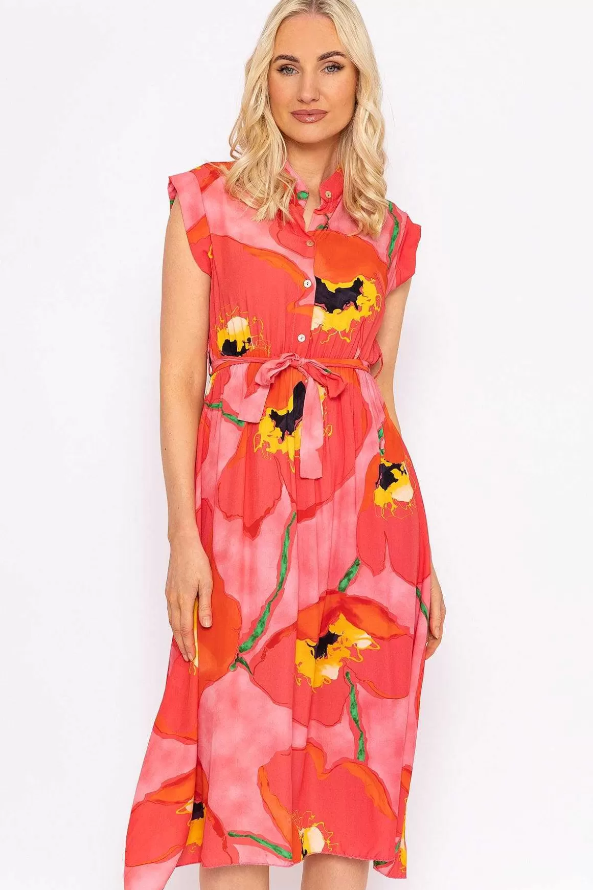 Rowen Avenue Poppy Floral Printed Midi Dress Best