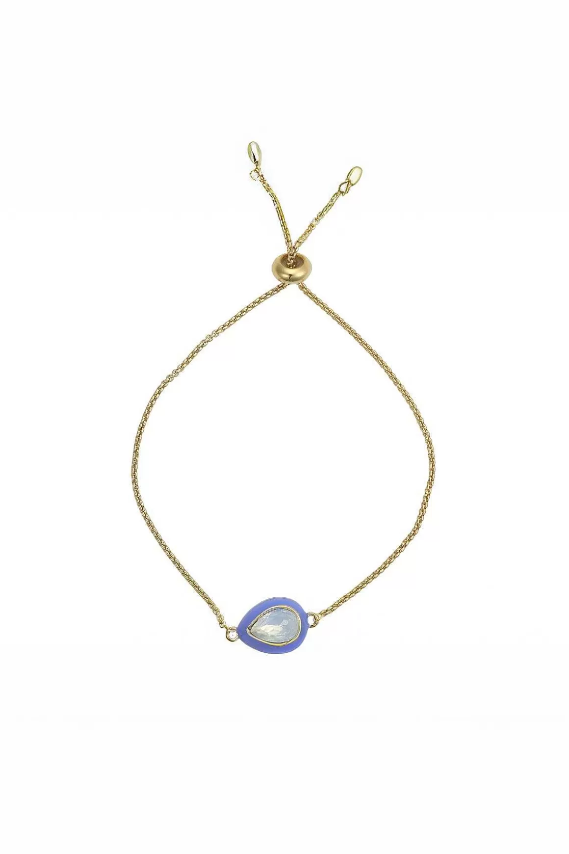 Knight & Day Purple Enamel And Opal Bracelet Hot