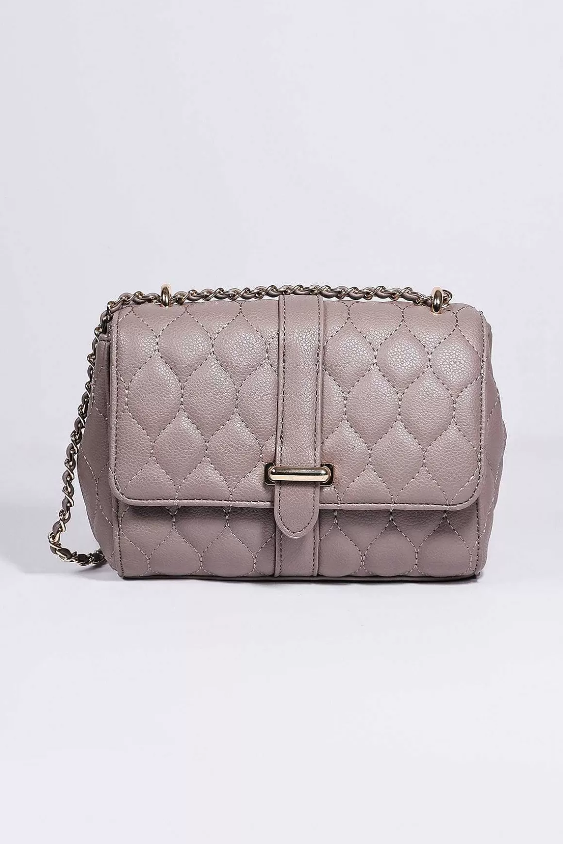 SOUL Accessories Quilted Petite Crossbody In Mink Cheap