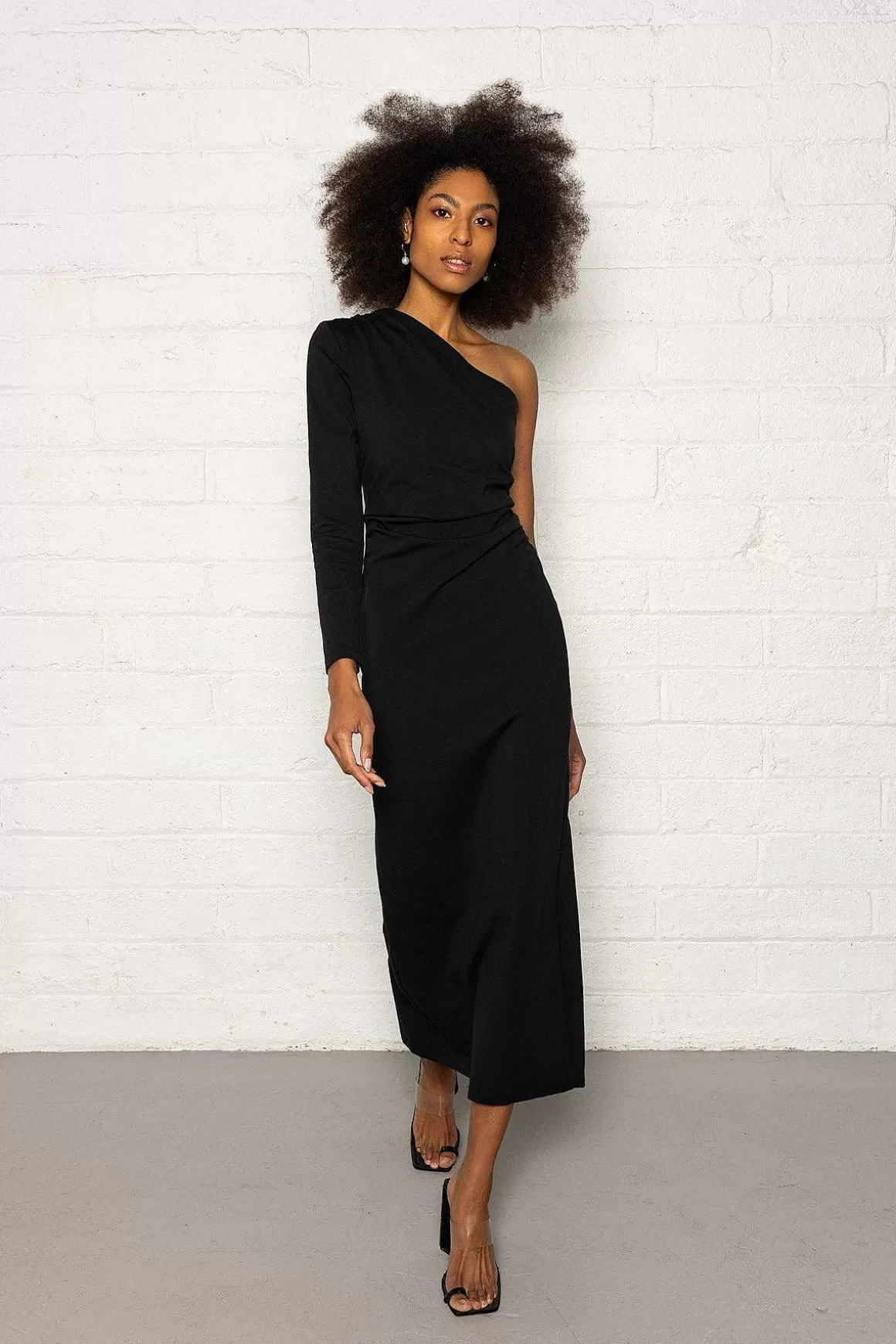 Pala D'oro Sport Robyn Midi Dress In Black Fashion