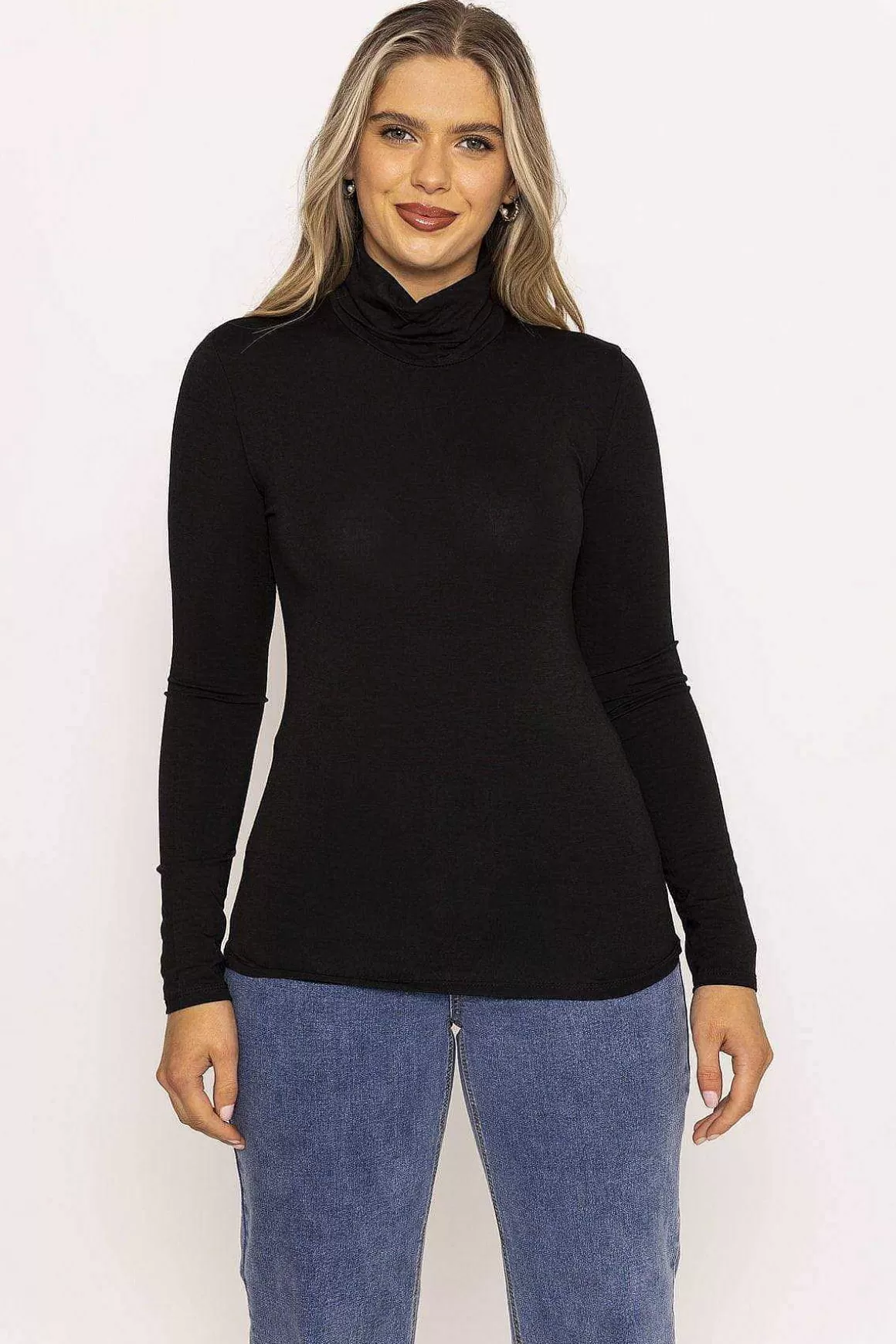 Rowen Avenue Roll Neck In Black Fashion