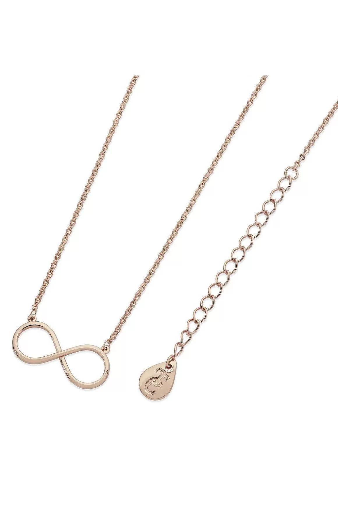 Tipperary Crystal Jewellery Rose Gold Infinity Pendant Fashion