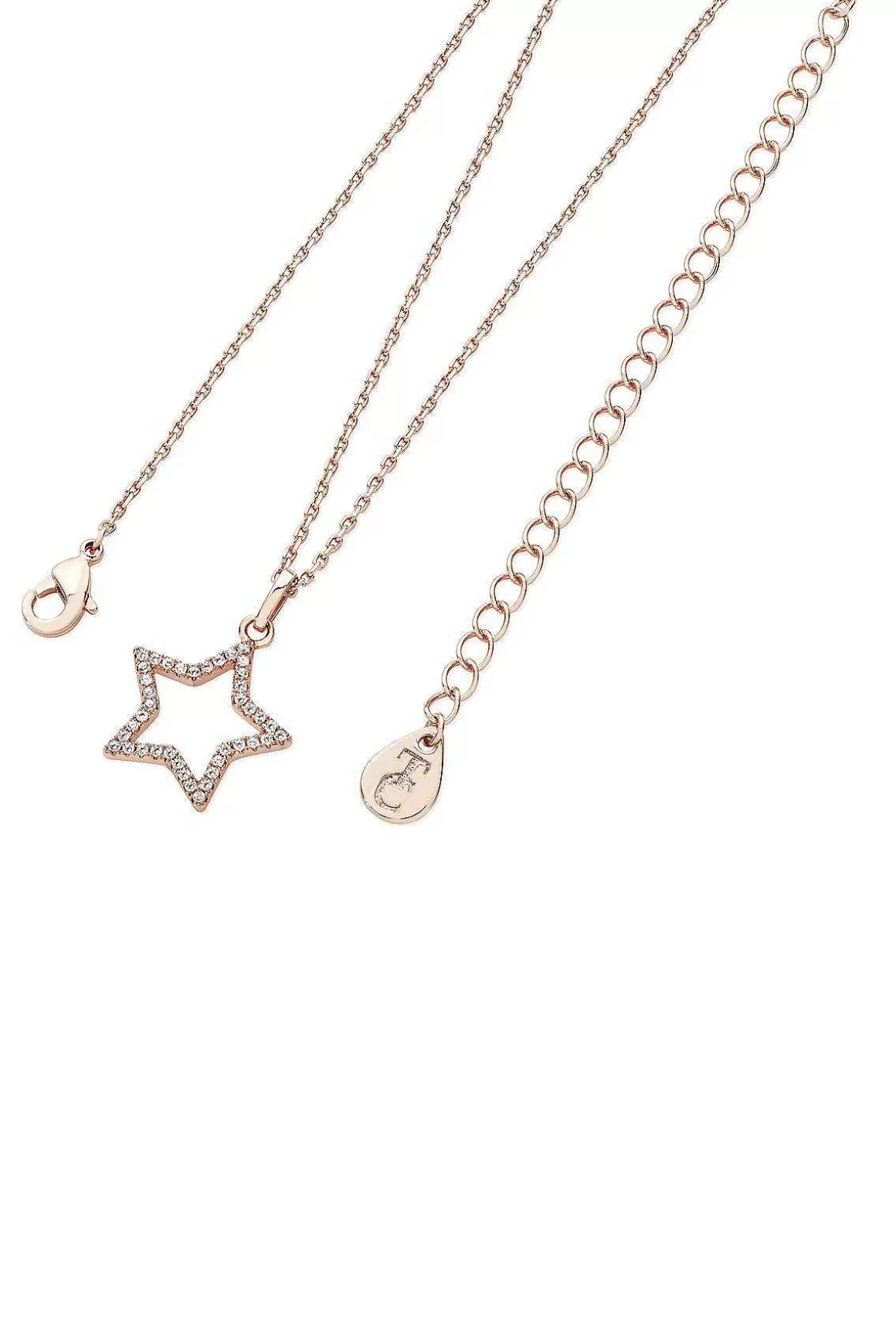 Tipperary Crystal Jewellery Rose Gold Star Pendant Shop