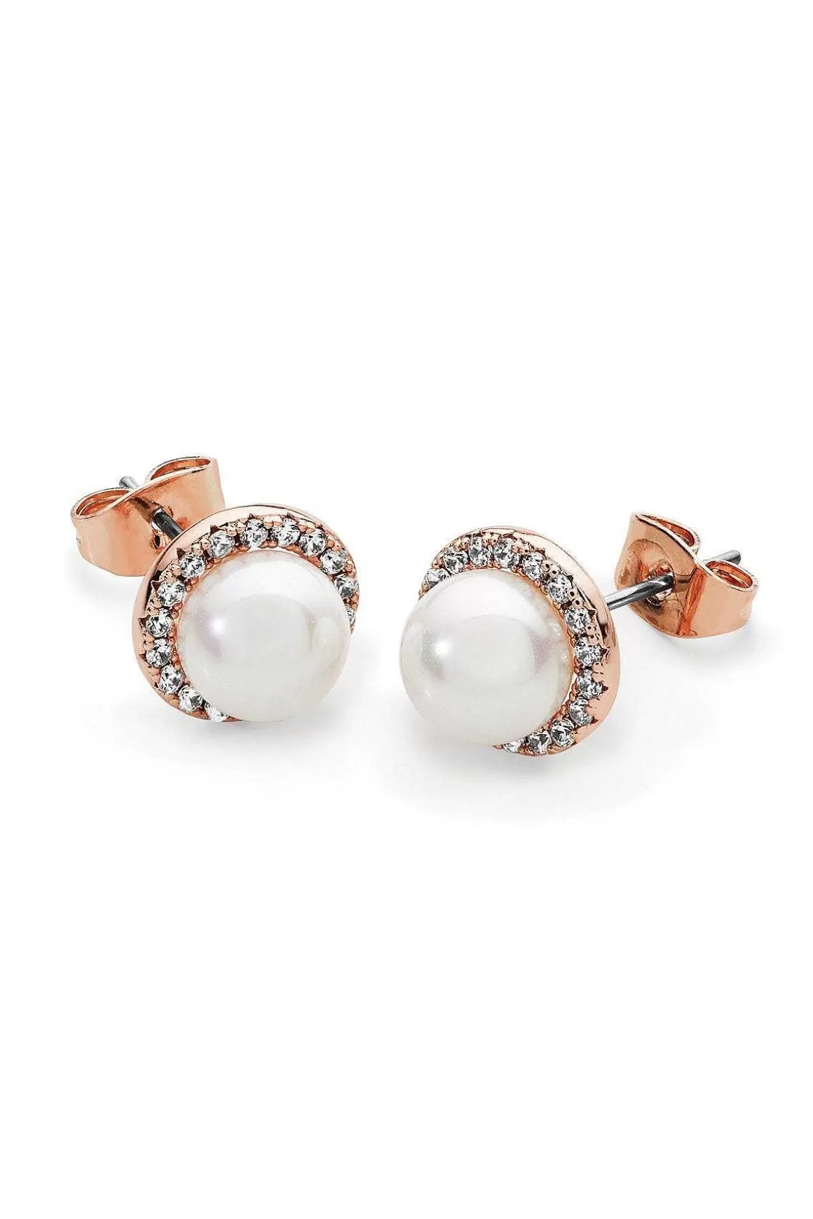 Tipperary Crystal Jewellery Round Pearl Earrings Store