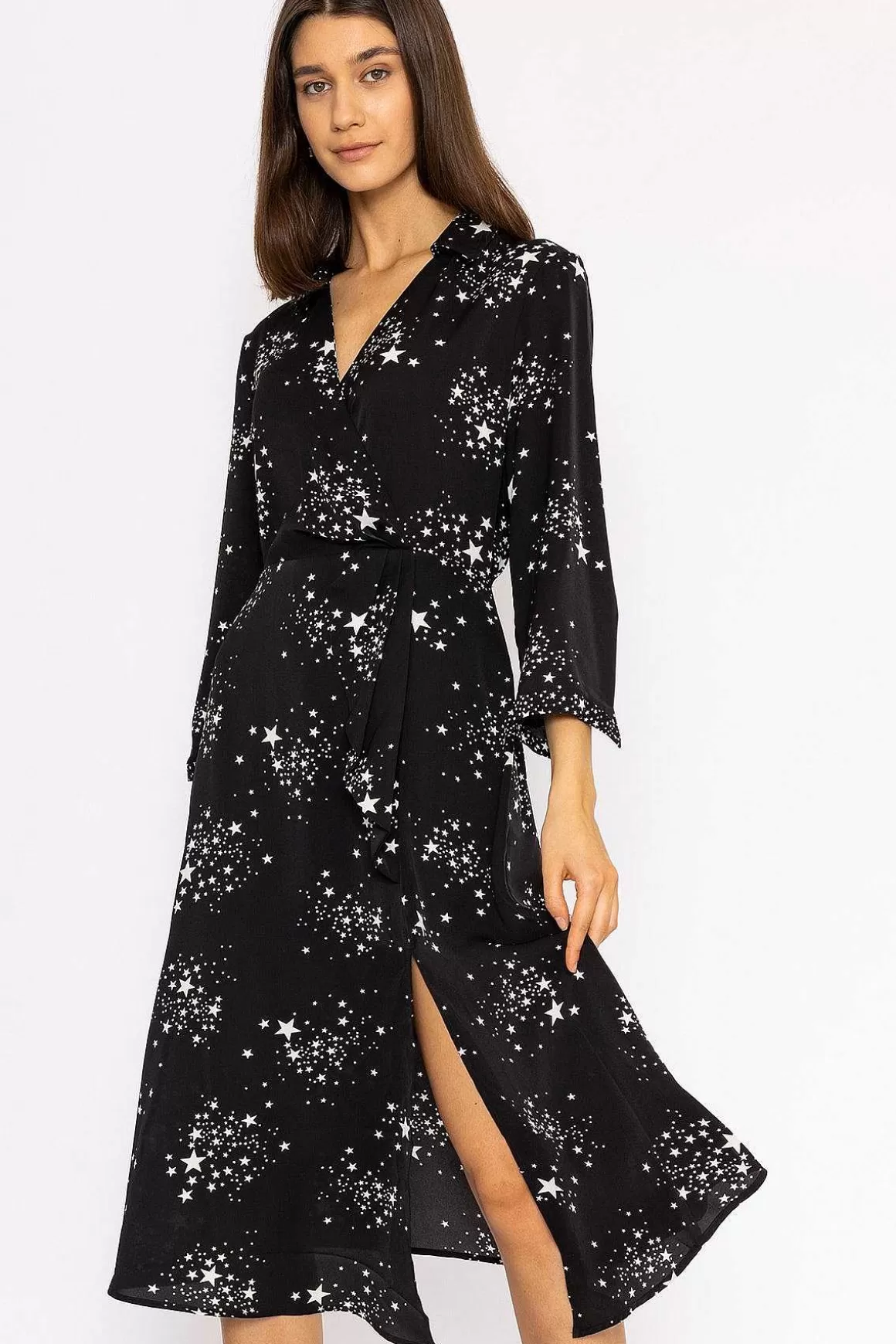 Rowen Avenue Sara Dress In Star Print Fashion