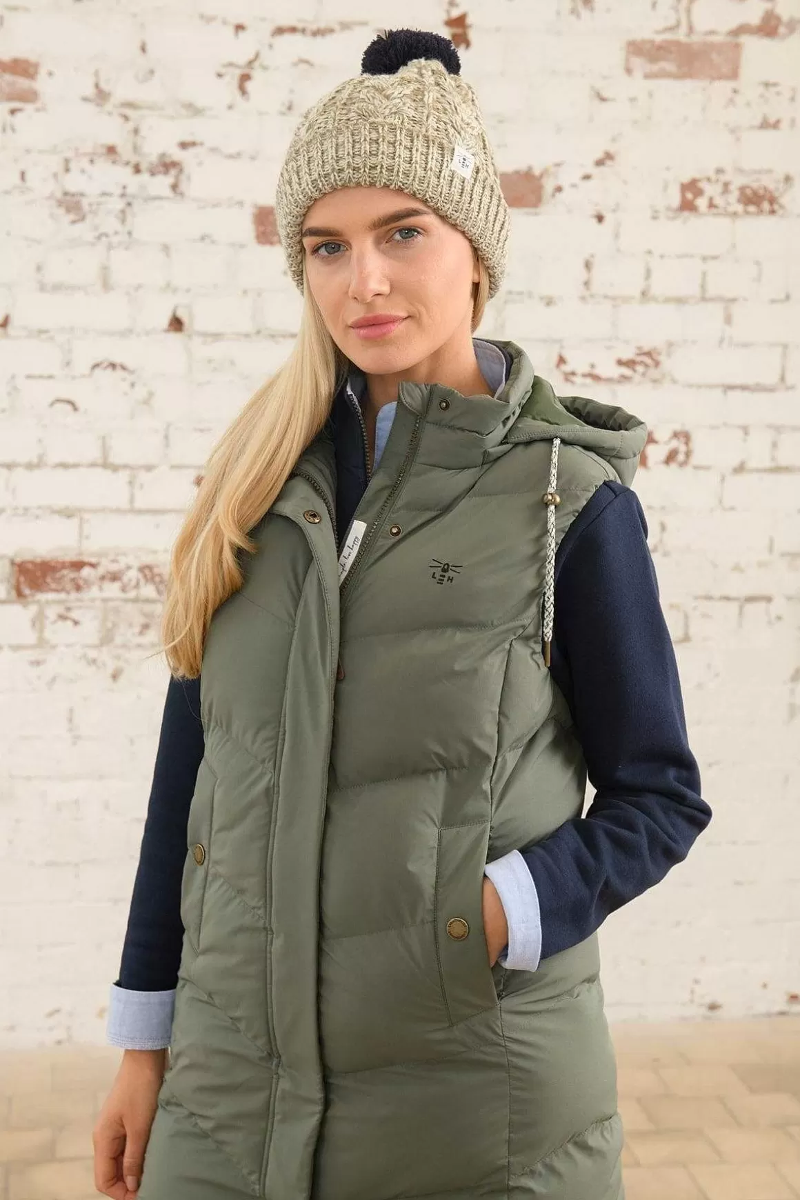 Lighthouse Savannah Gilet In Khaki Clearance