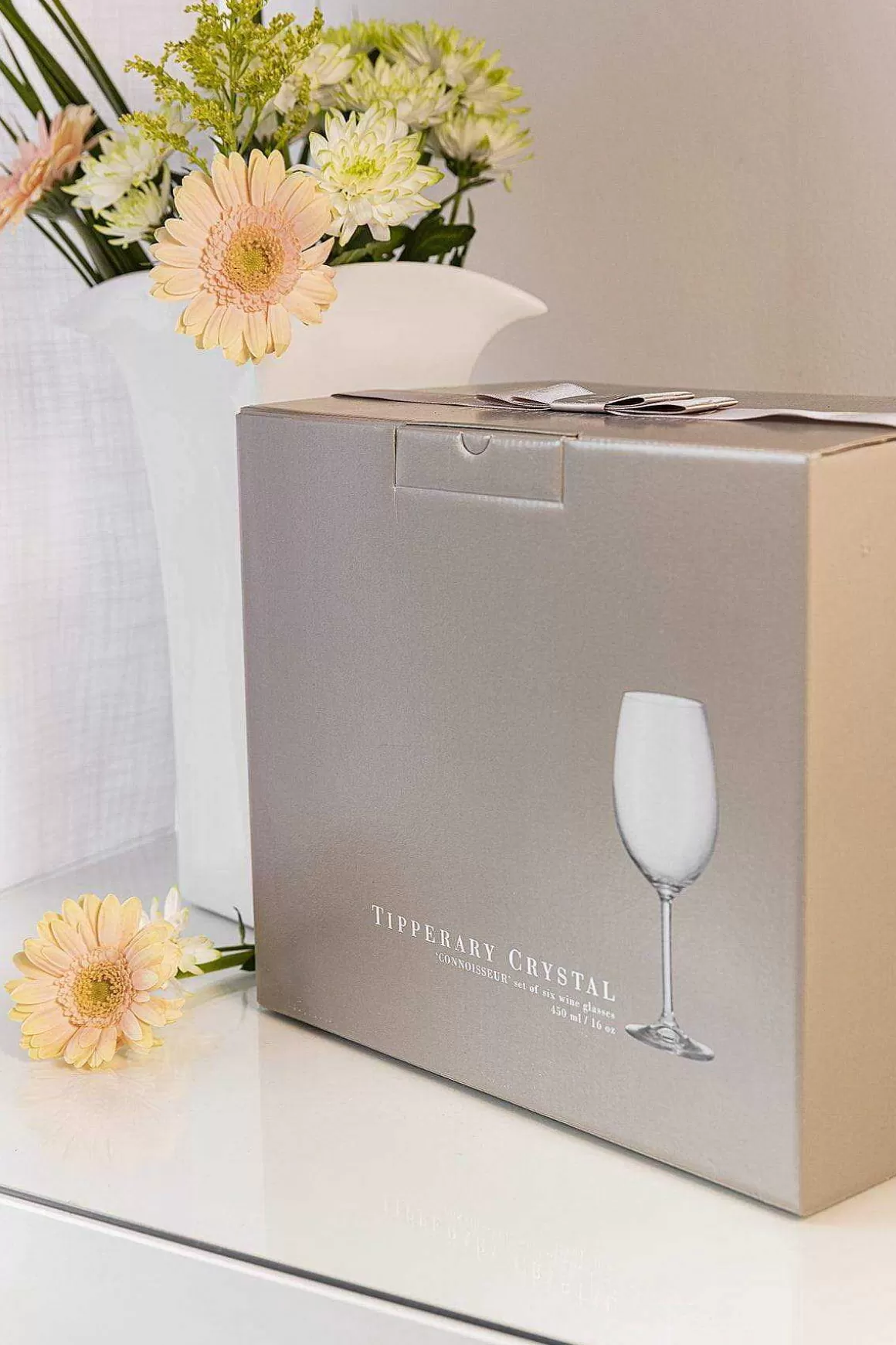 Tipperary Crystal Gift Set Of 6 Connoisseur White Wine Glasses Best