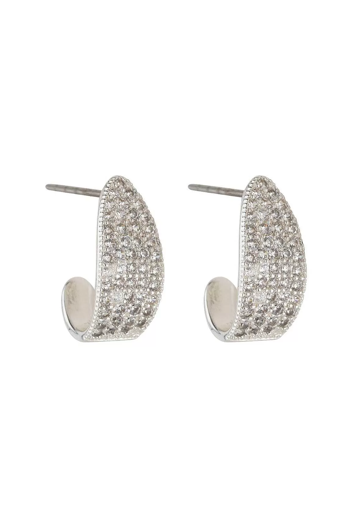 Knight & Day Silver Mini Hoops Online