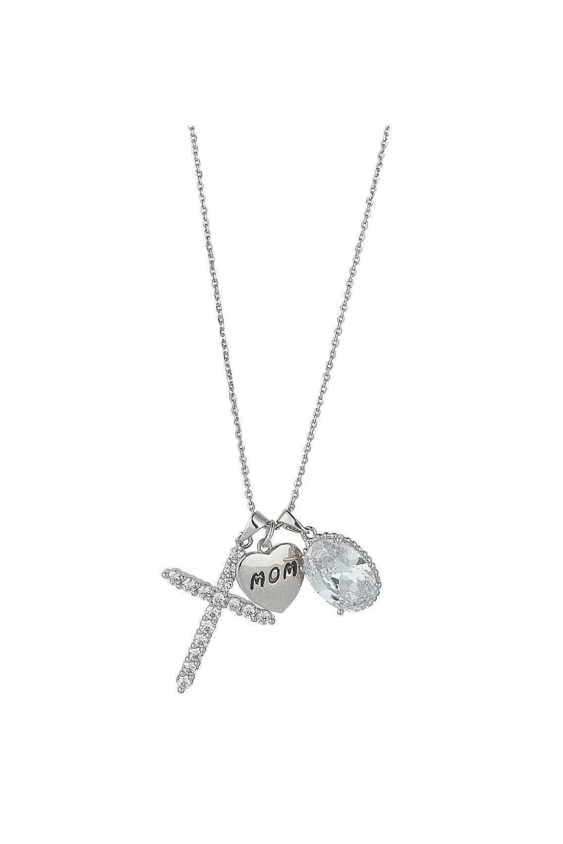 Knight & Day Silver Mom Charm Pendant Best