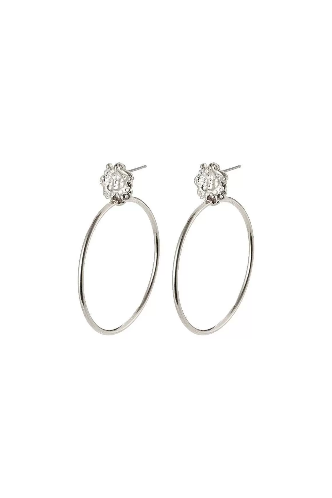Pilgrim Silver Plated Hoop Earrings Best Sale