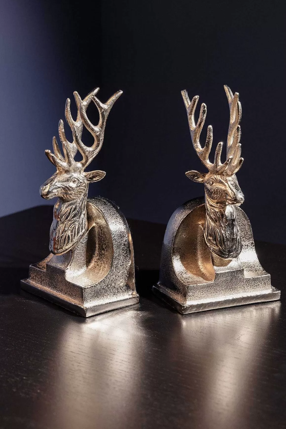 Carraig Donn HOME Silver Stag Bookends Discount