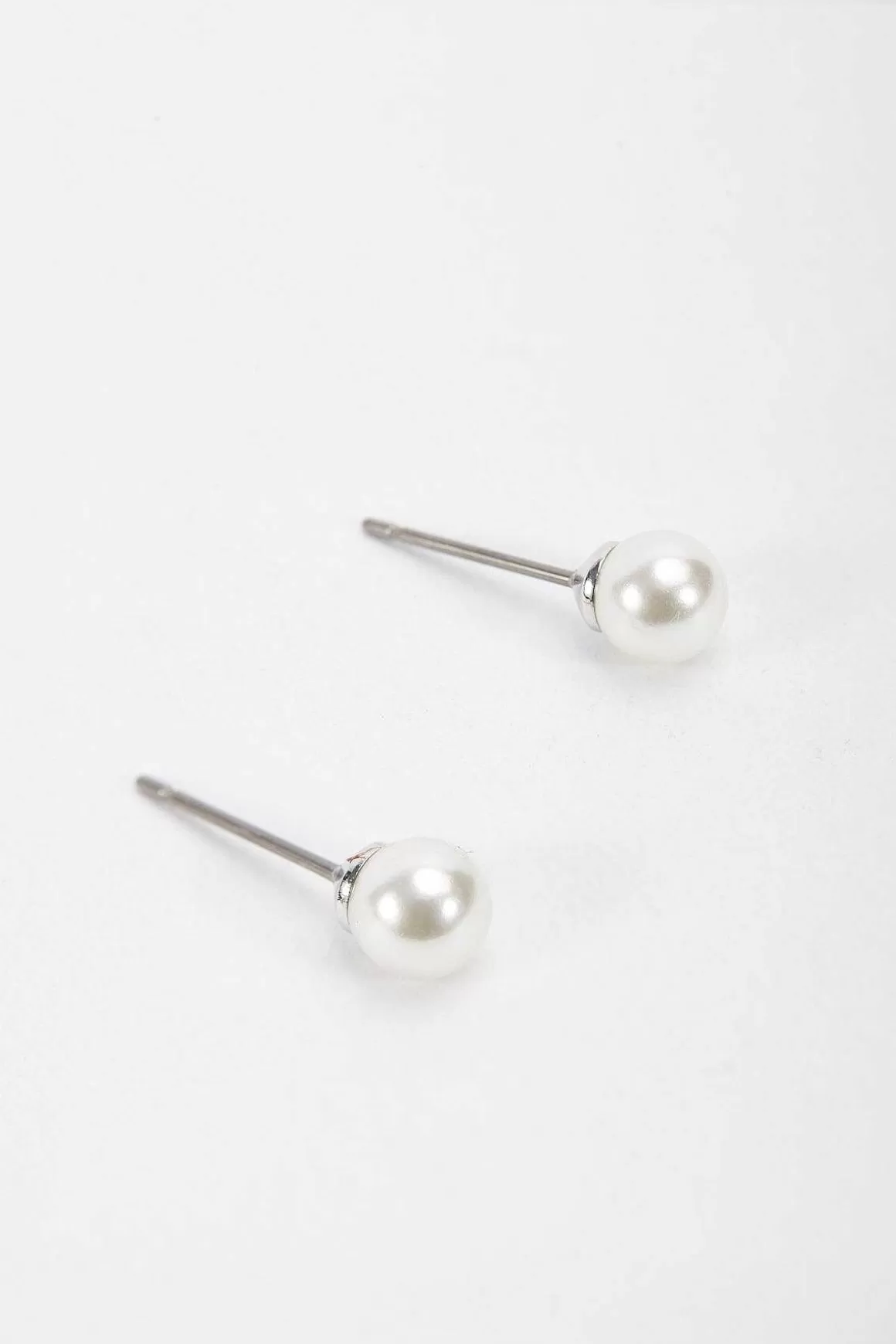 Soul Jewellery Silver Tone Pearl Stud Earring Sale