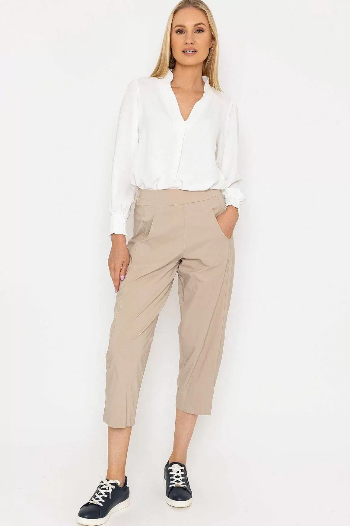 Peruzzi Slouch Trousers In Sand Fashion