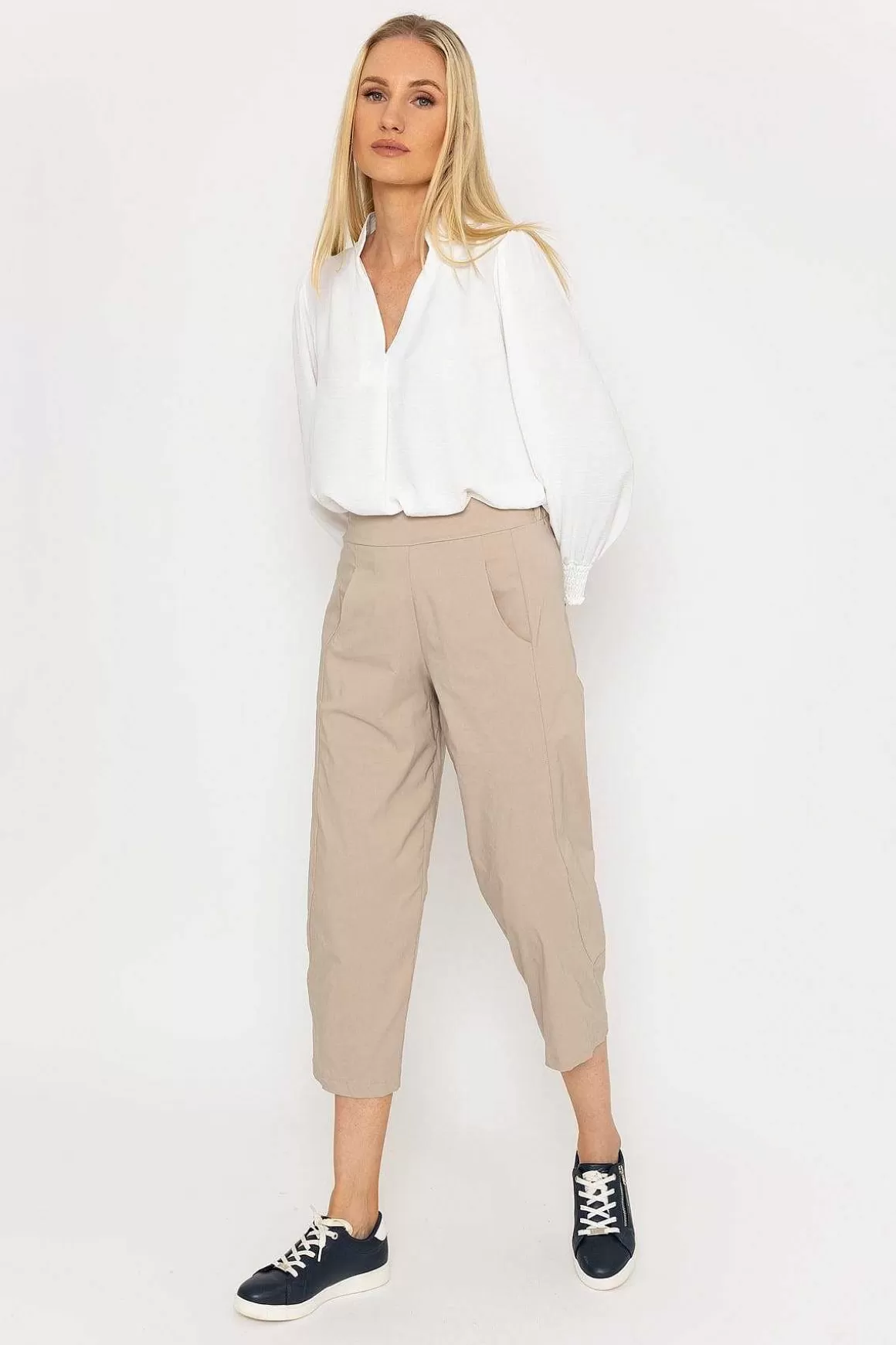 Peruzzi Slouch Trousers In Sand Fashion