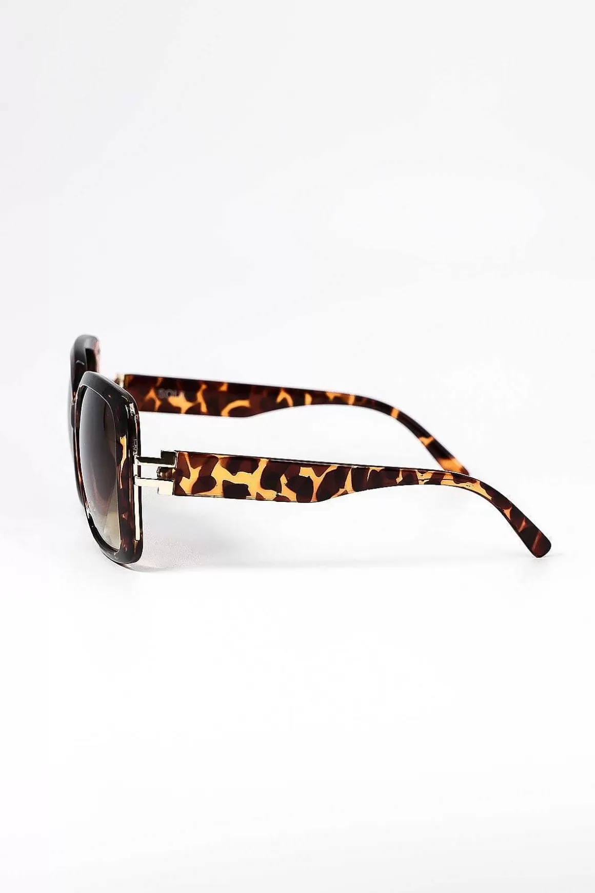 SOUL Accessories Square Sunglasses In Brown Outlet