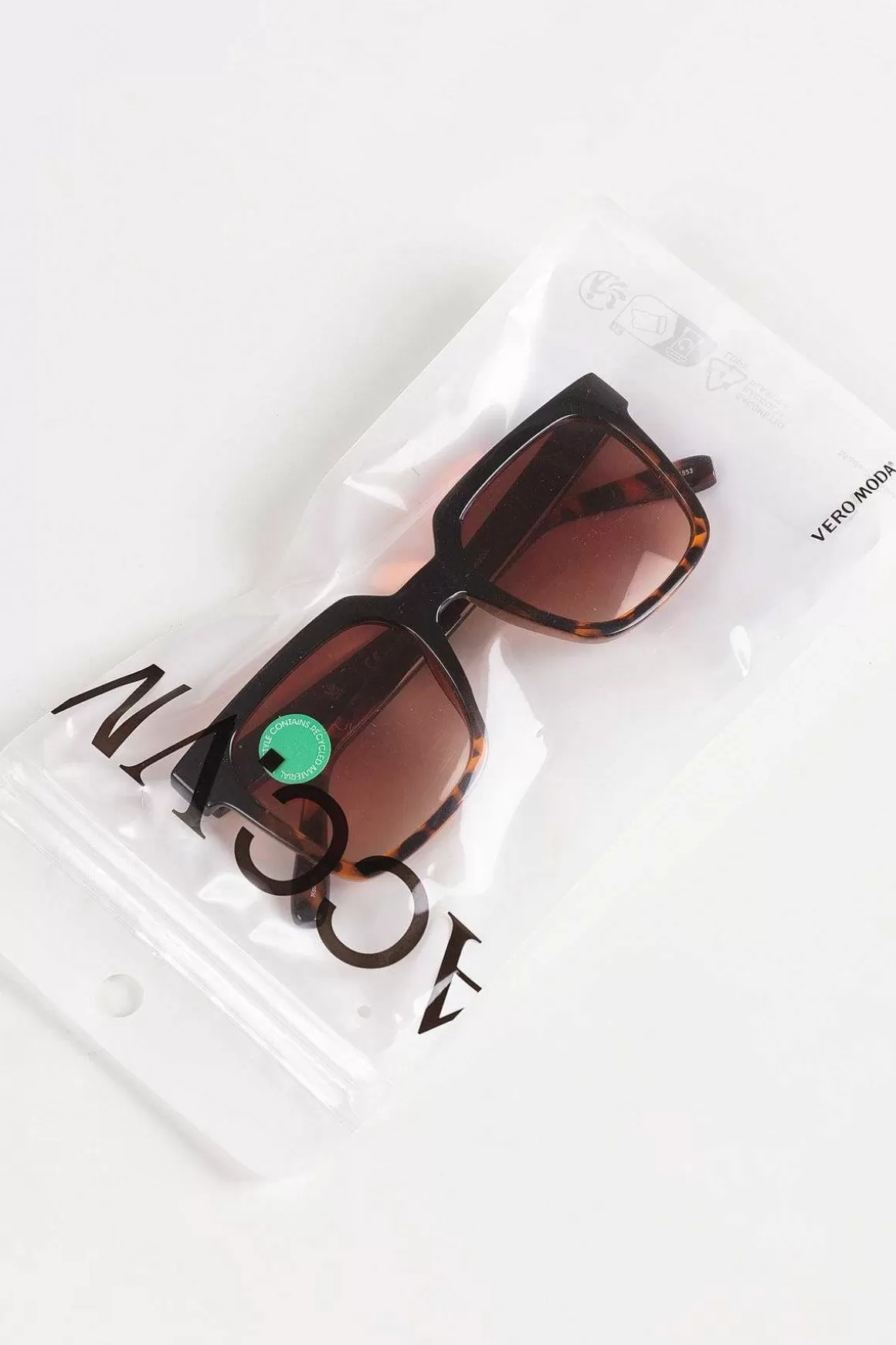 Vero Moda Accessories Square Tortoise Shell Sunglasses Online