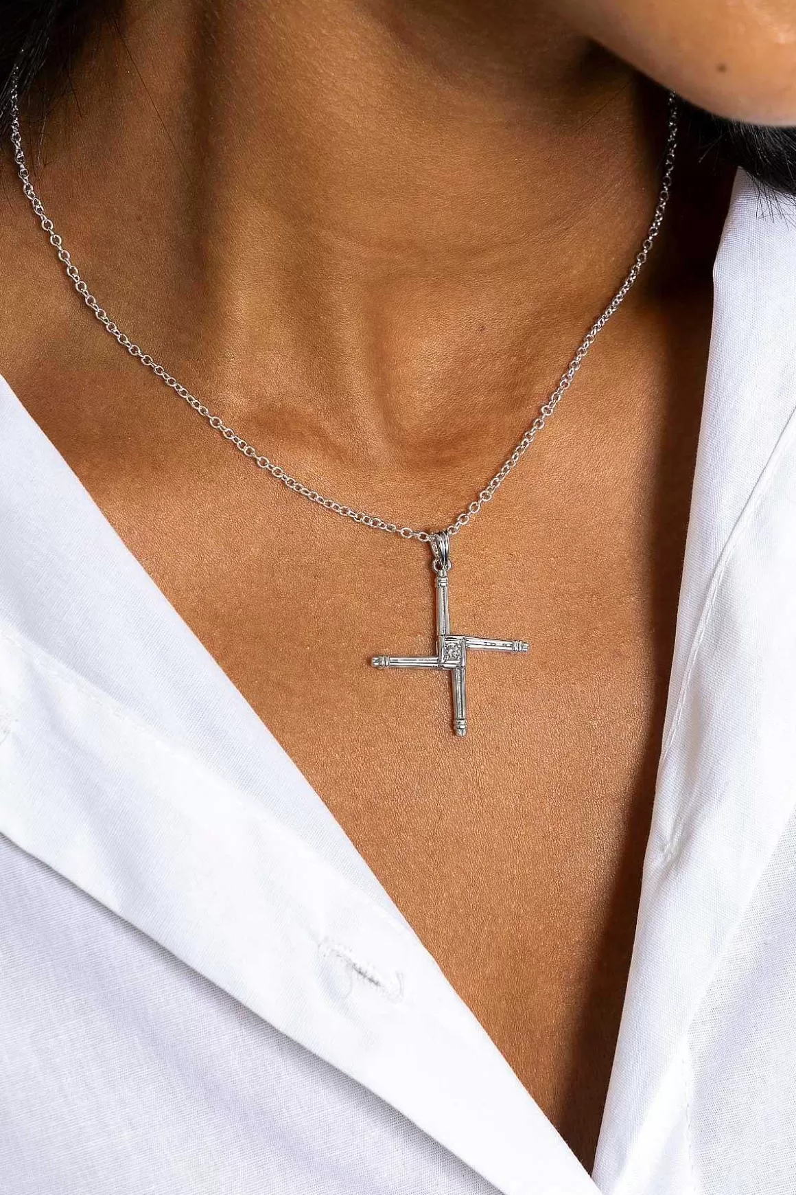 Cherish St. Brigids Cross In Silver Shop