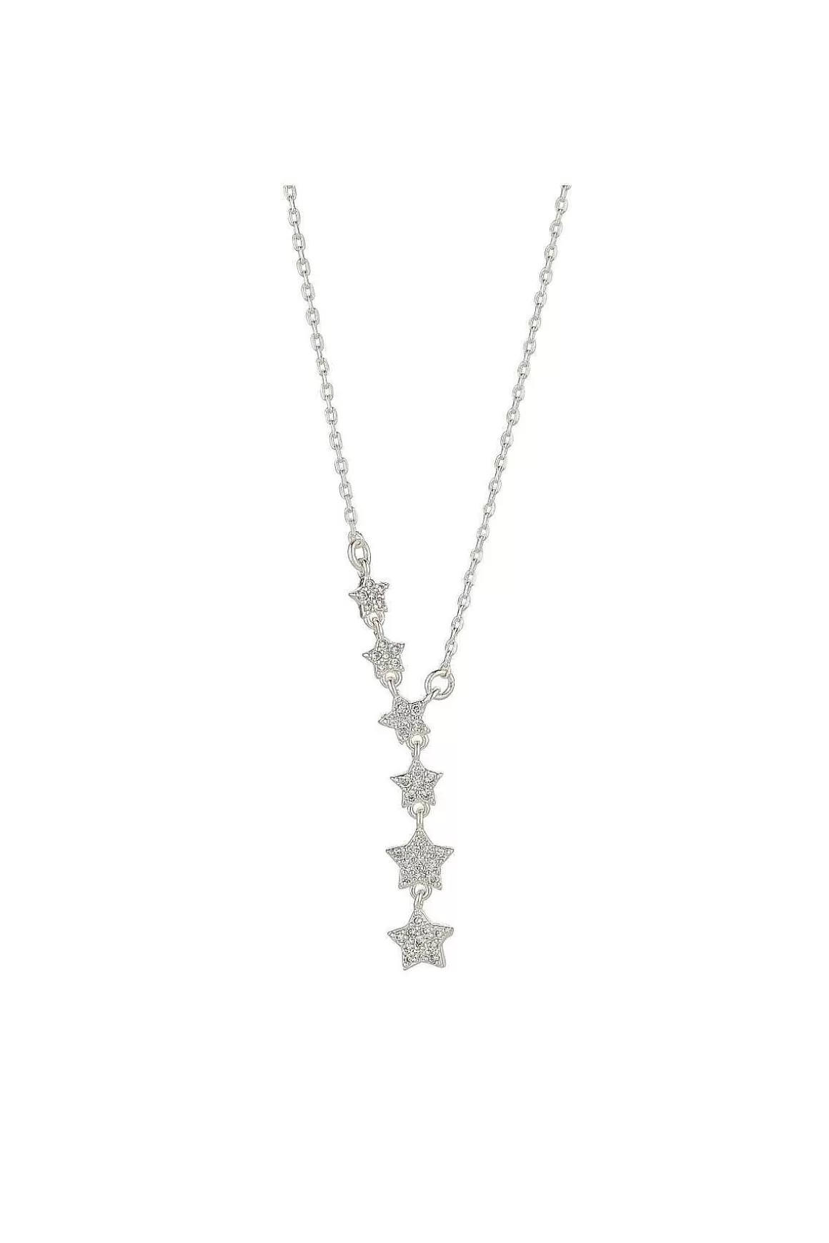 Knight & Day Star Drop Silver Necklace Store