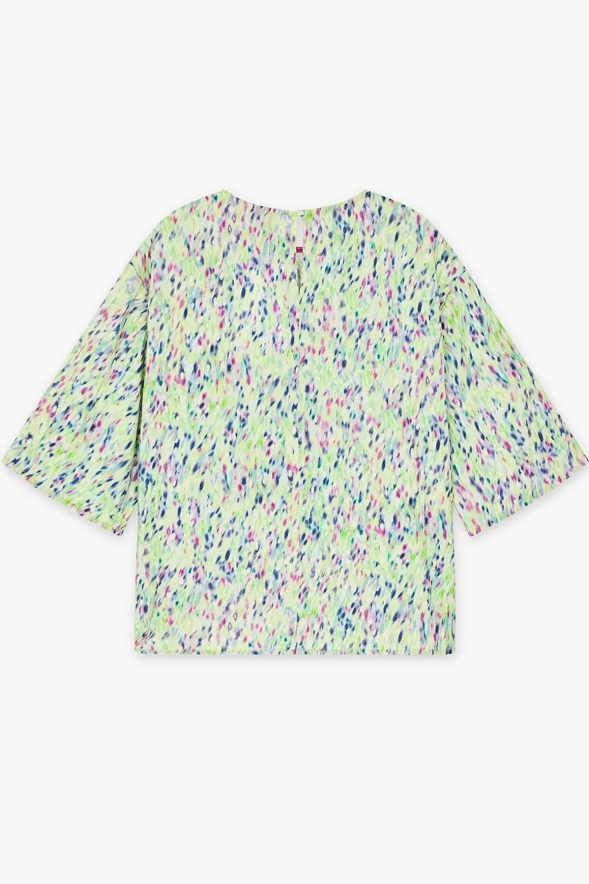 Cks Fashion Storm Blouse In Green Print Clearance