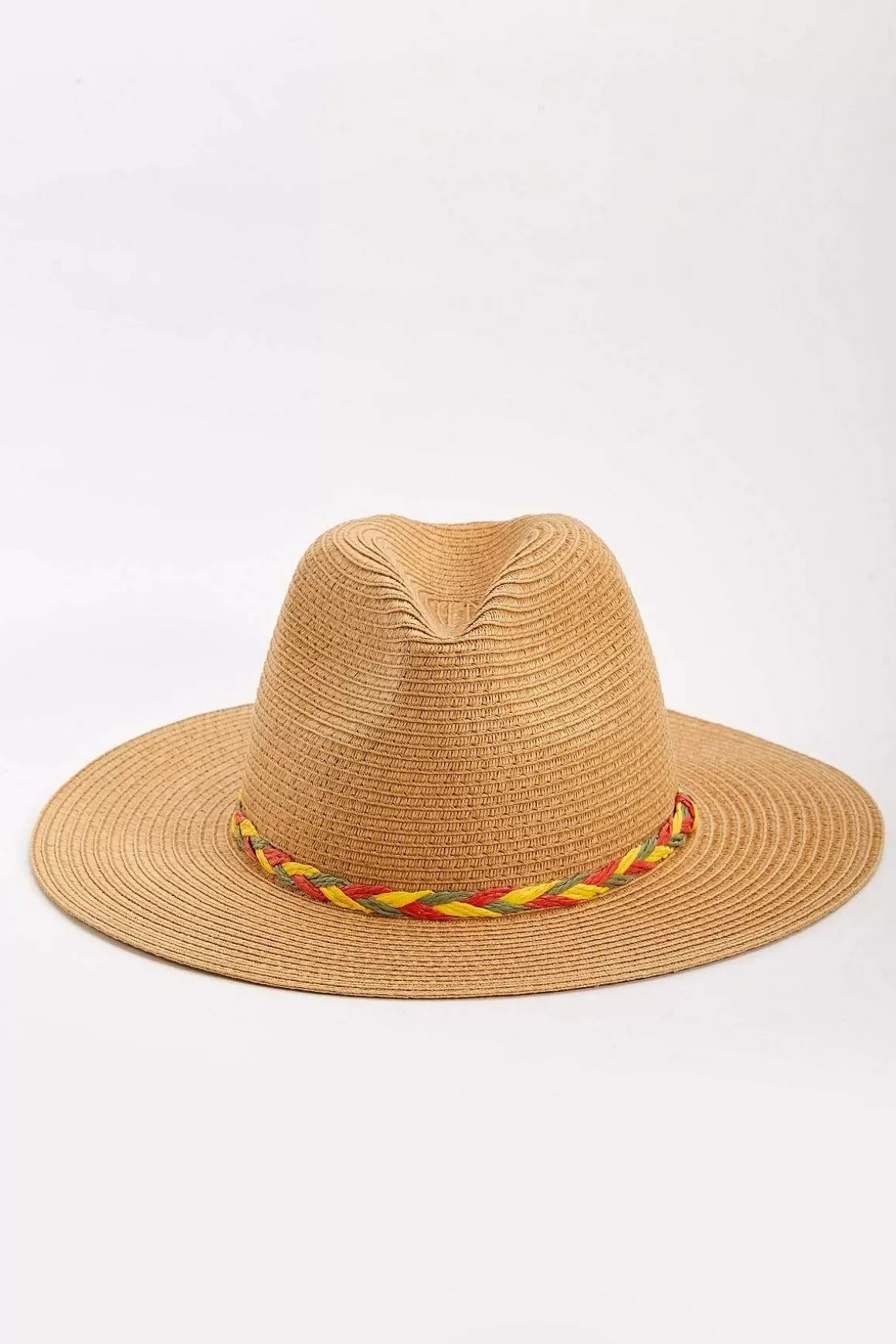 SOUL Accessories Straw Hat With Multi Trim Fashion