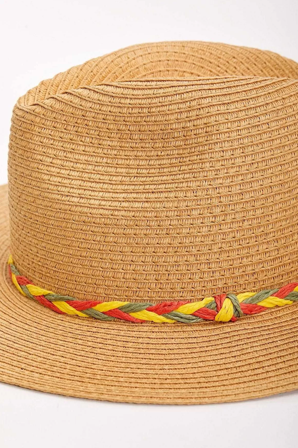 SOUL Accessories Straw Hat With Multi Trim Fashion