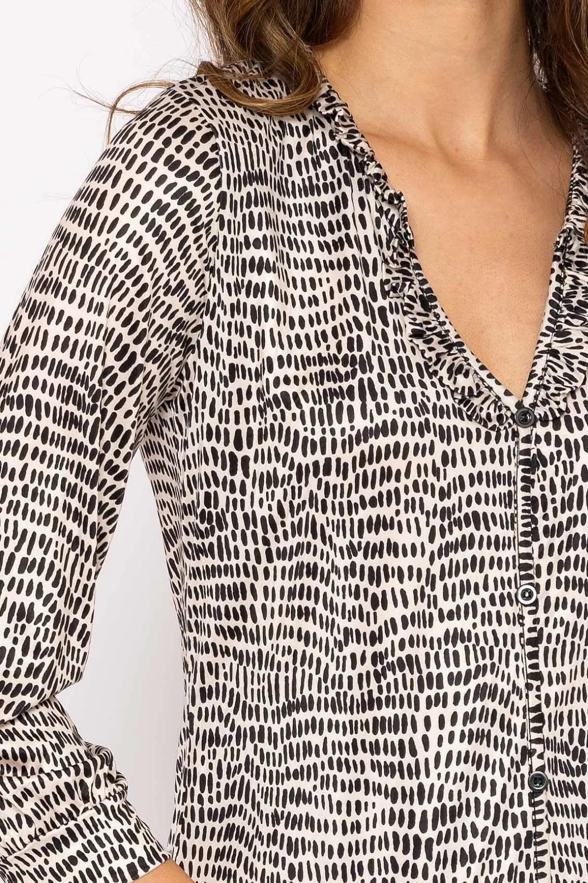 J'aime la Vie Tanya Top In Animal Print Cheap