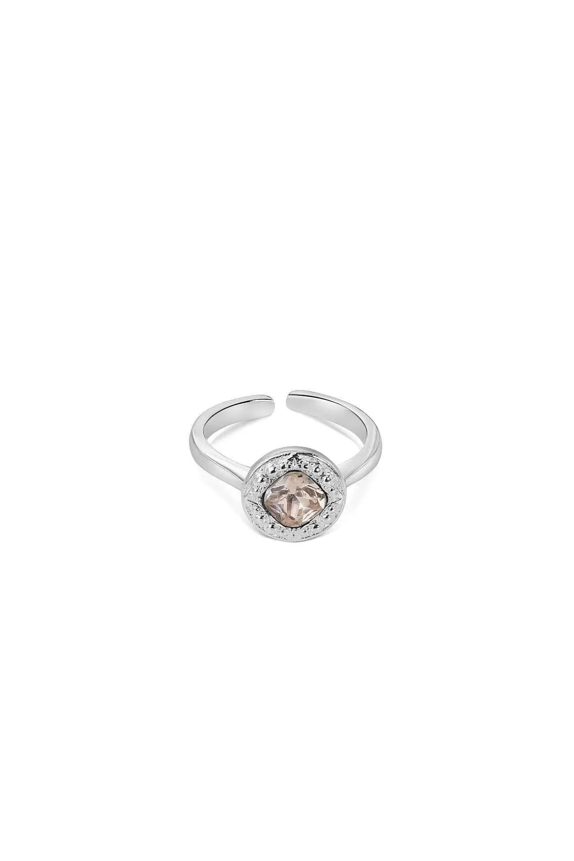 Newbridge Silverware Jewellery Tiamo Light Peach Ring Hot