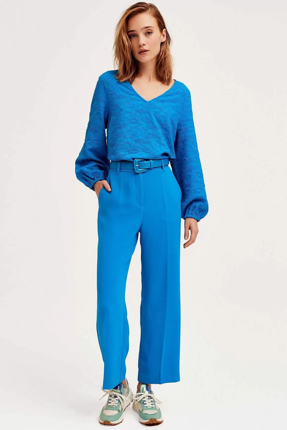 Cks Fashion Tonks Ankle Trousers In Blue Discount