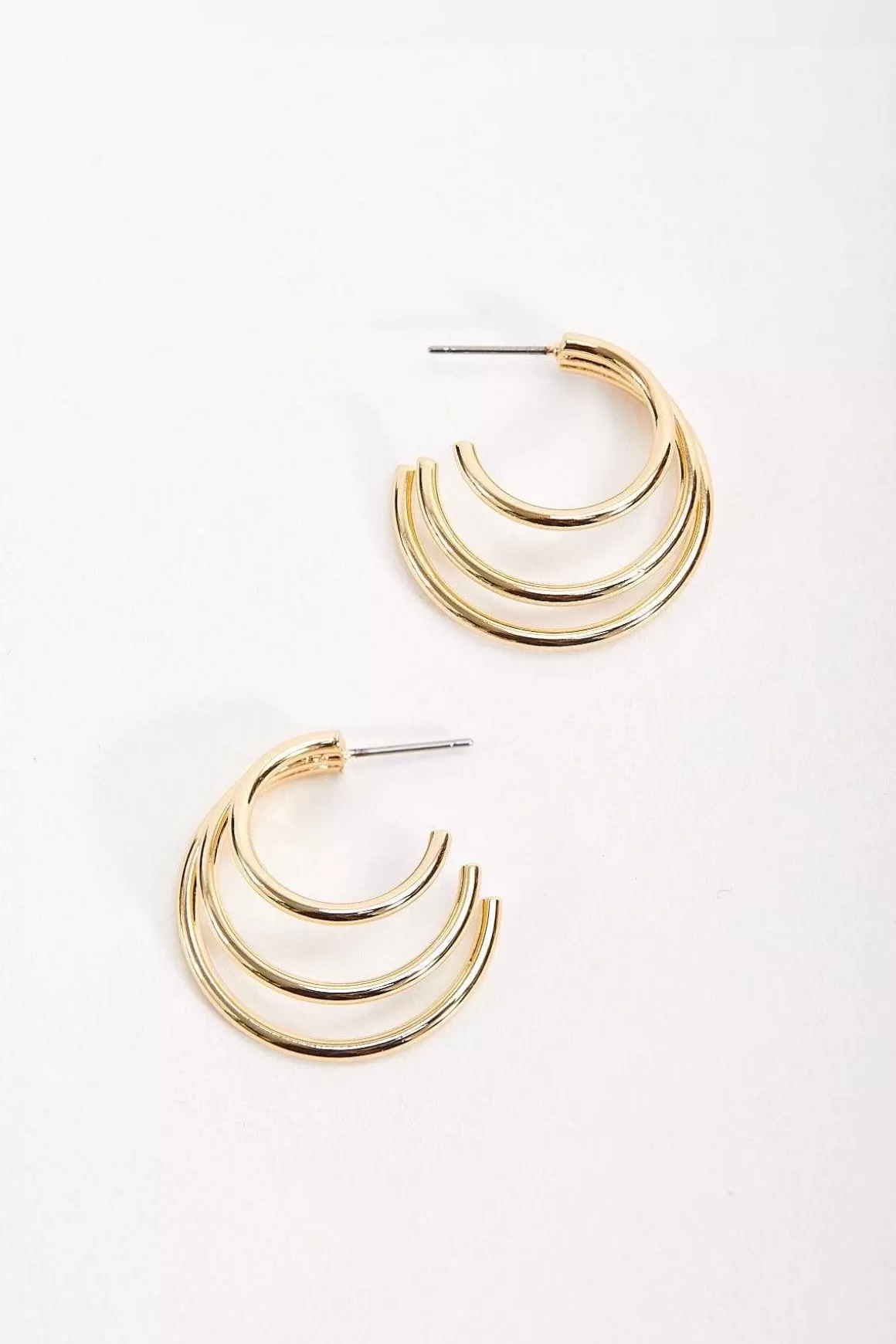 Soul Jewellery Triple Hoop Earrings Cheap