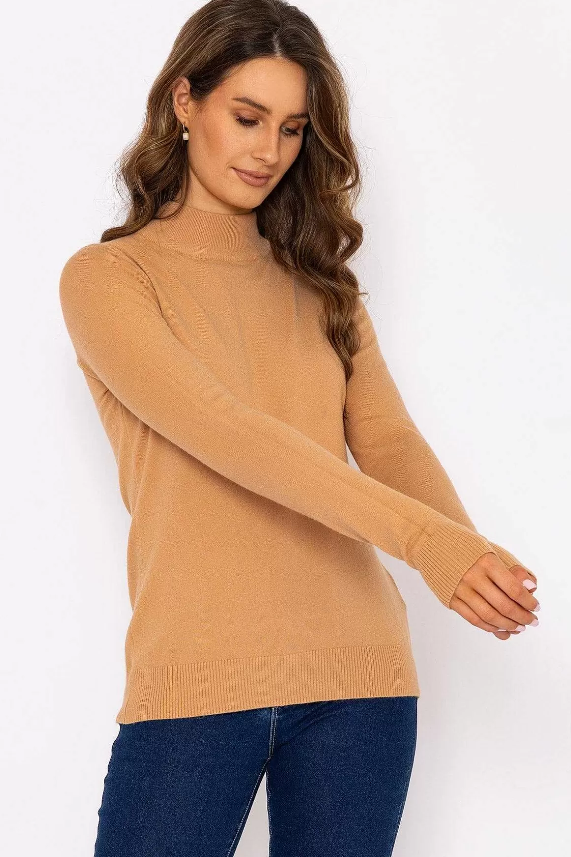 J'aime la Vie Turtleneck Knit In Camel Shop