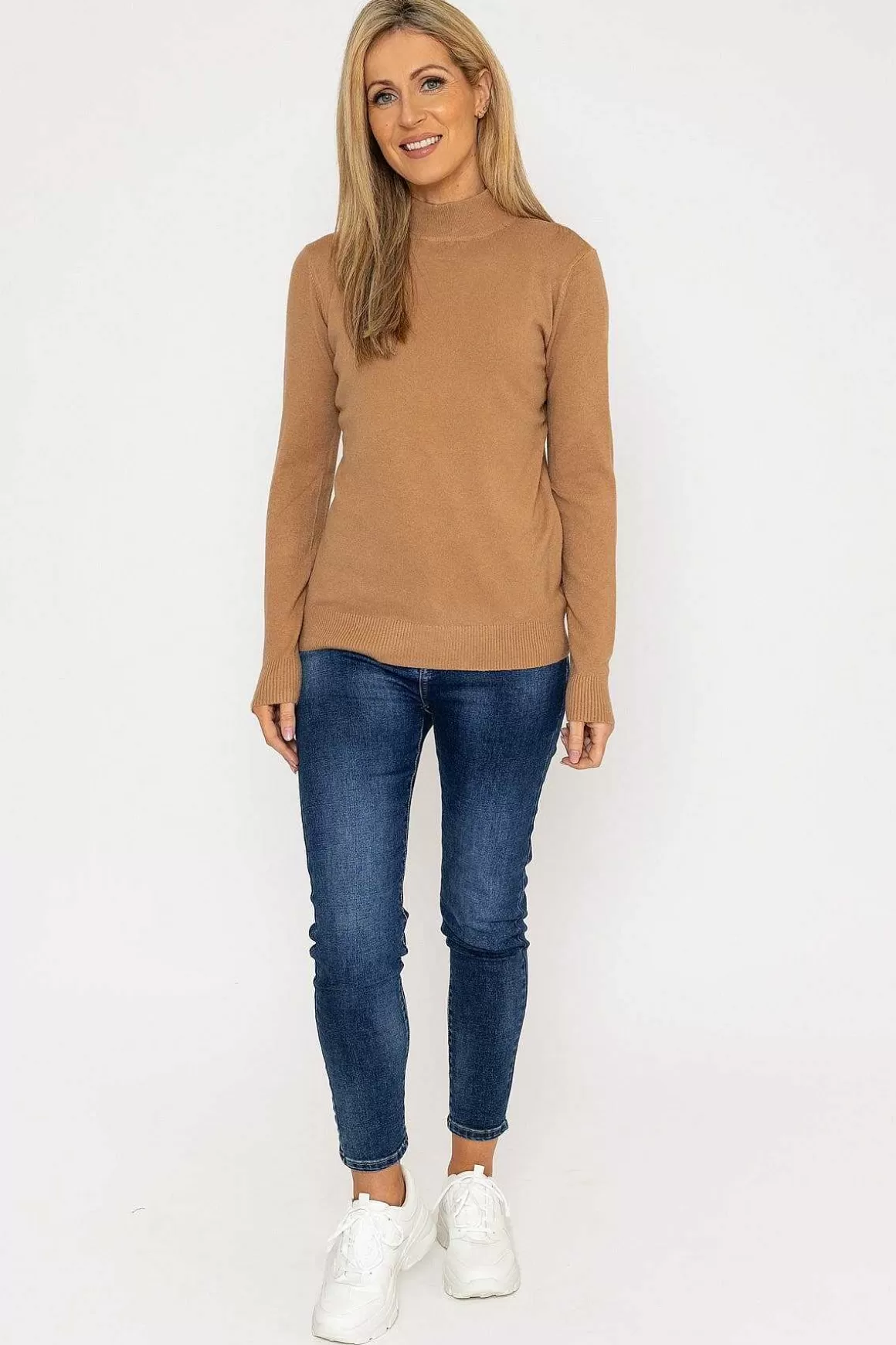 J'aime la Vie Turtleneck Knit In Camel Store