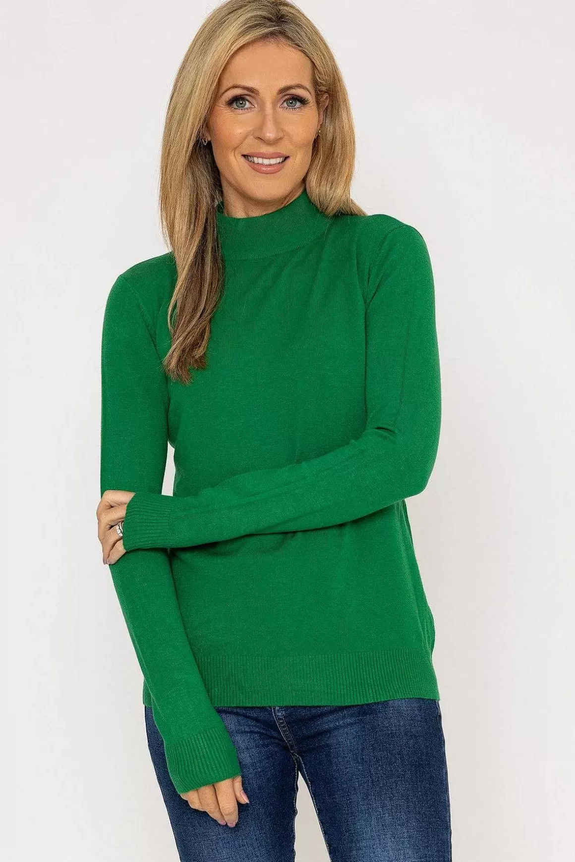 J'aime la Vie Turtleneck Knit In Green Fashion