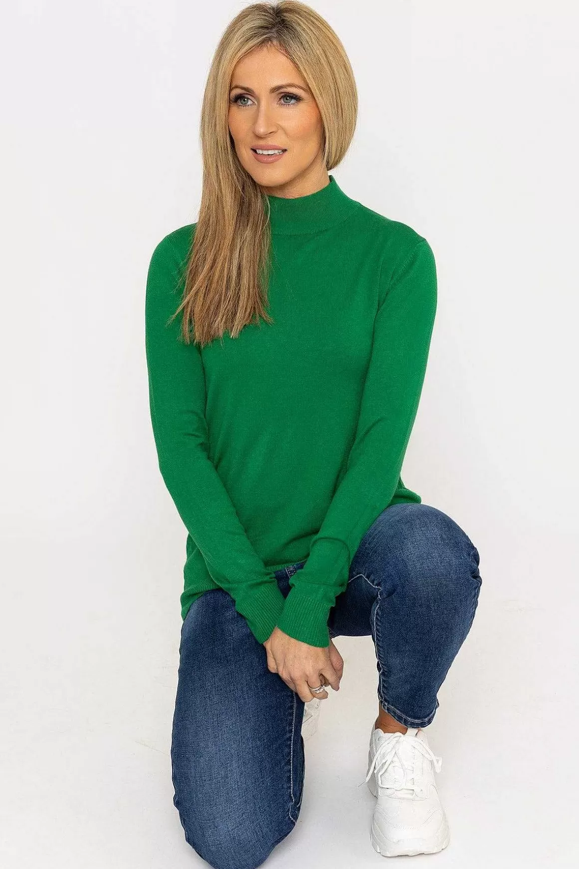 J'aime la Vie Turtleneck Knit In Green Fashion