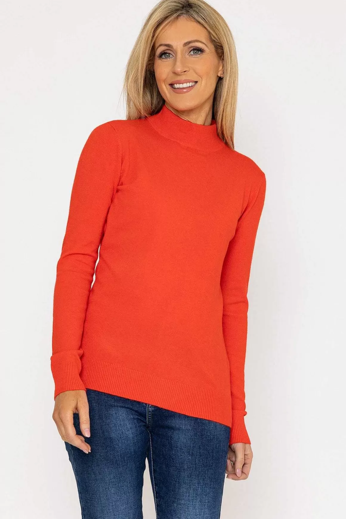 J'aime la Vie Turtleneck Knit In Orange Fashion