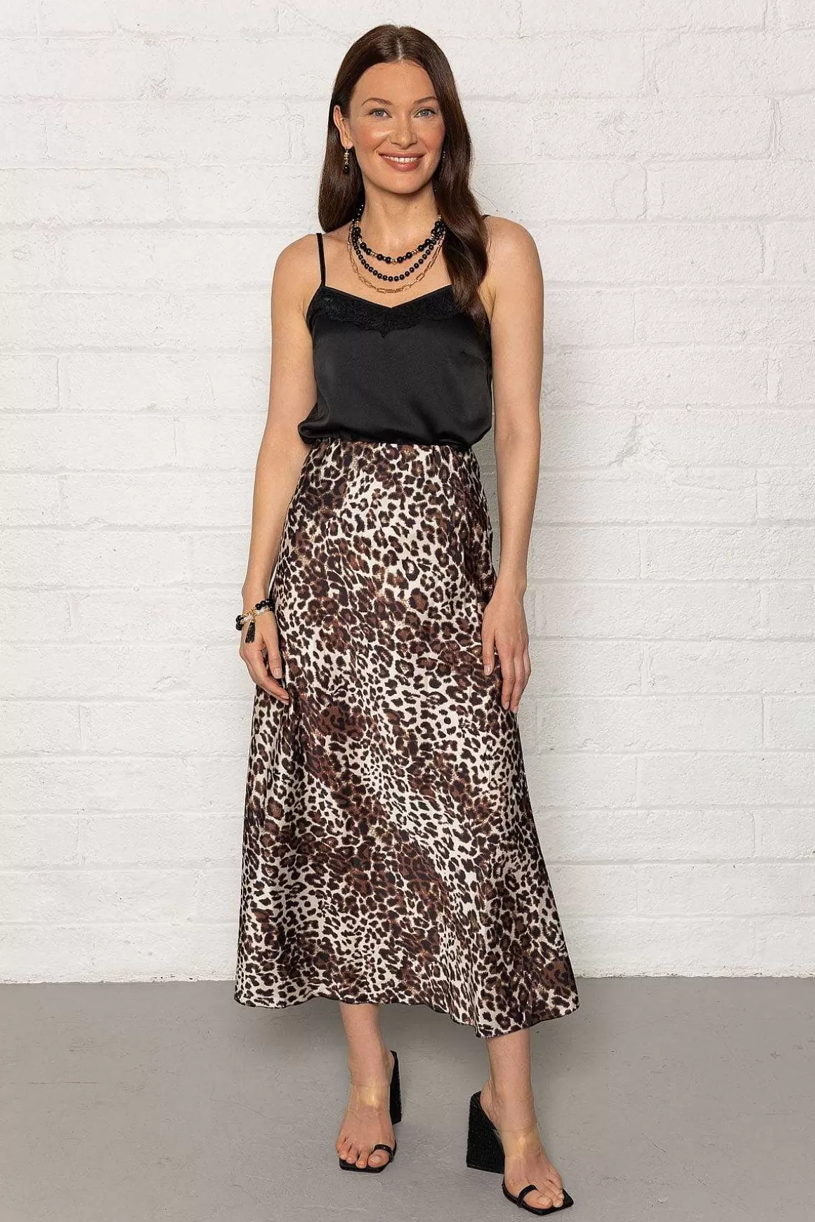 Pala D'oro Sport Valentina Skirt In Animal Print Discount