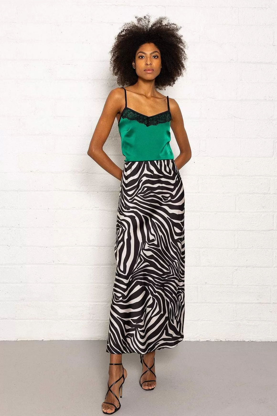 Pala D'oro Sport Valentina Skirt In Zebra Print Sale